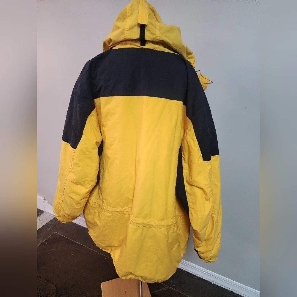 L.L.Bean Vintage Yellow & Black Insulated Parka Men’s XL